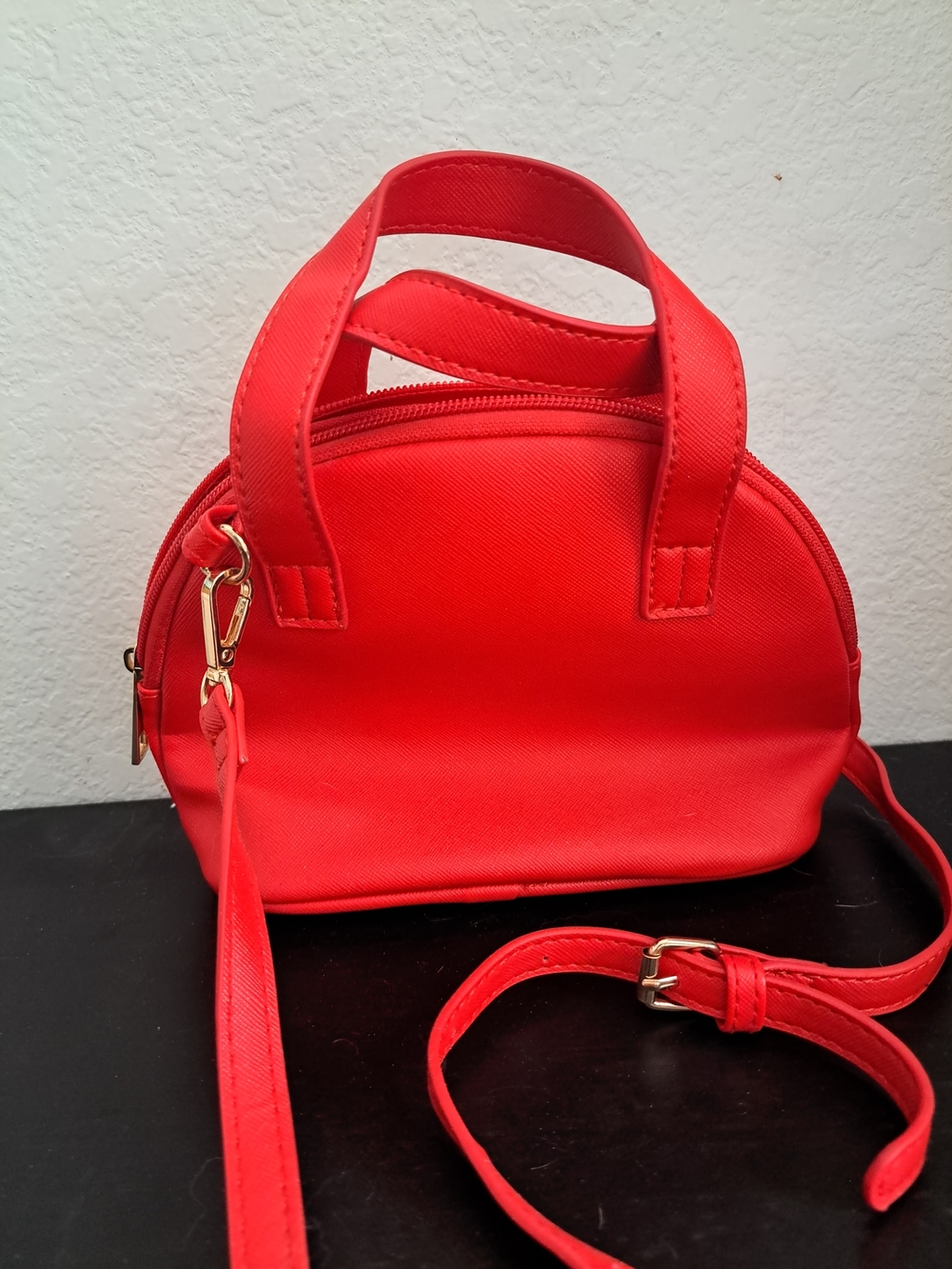Red Women's Mini Dome Disney  Crossbody Bag